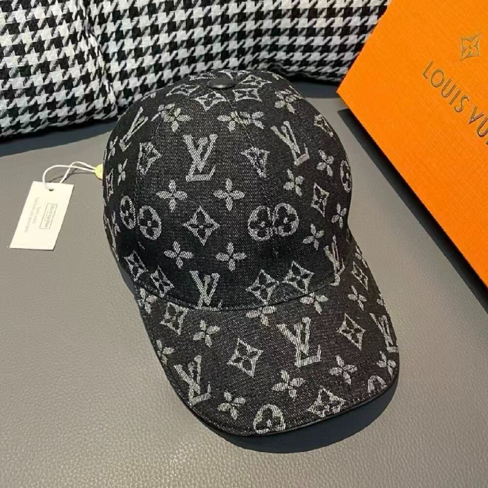 Louis Vuitton Monogram Denim Baseball Cap - Picture 1 of 4